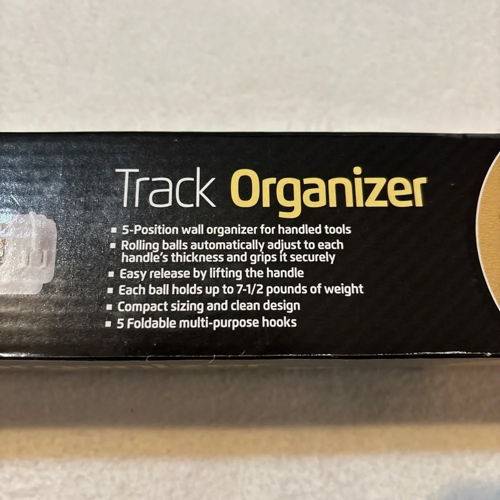 Home Track Organizer in White